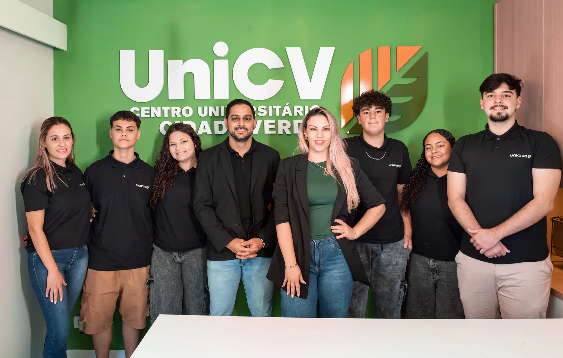 Equipe completa do Polo Unicive Pinhais
